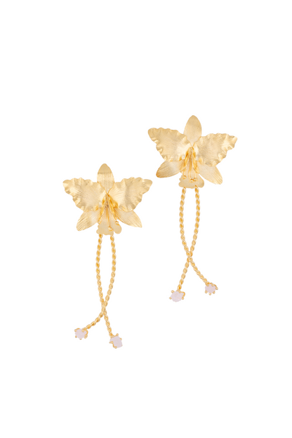 ARETES COLOMBIANA CUARZO ROSADO