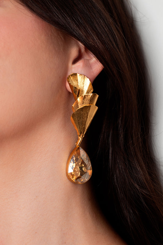 ARETES CORAL DE PERLA