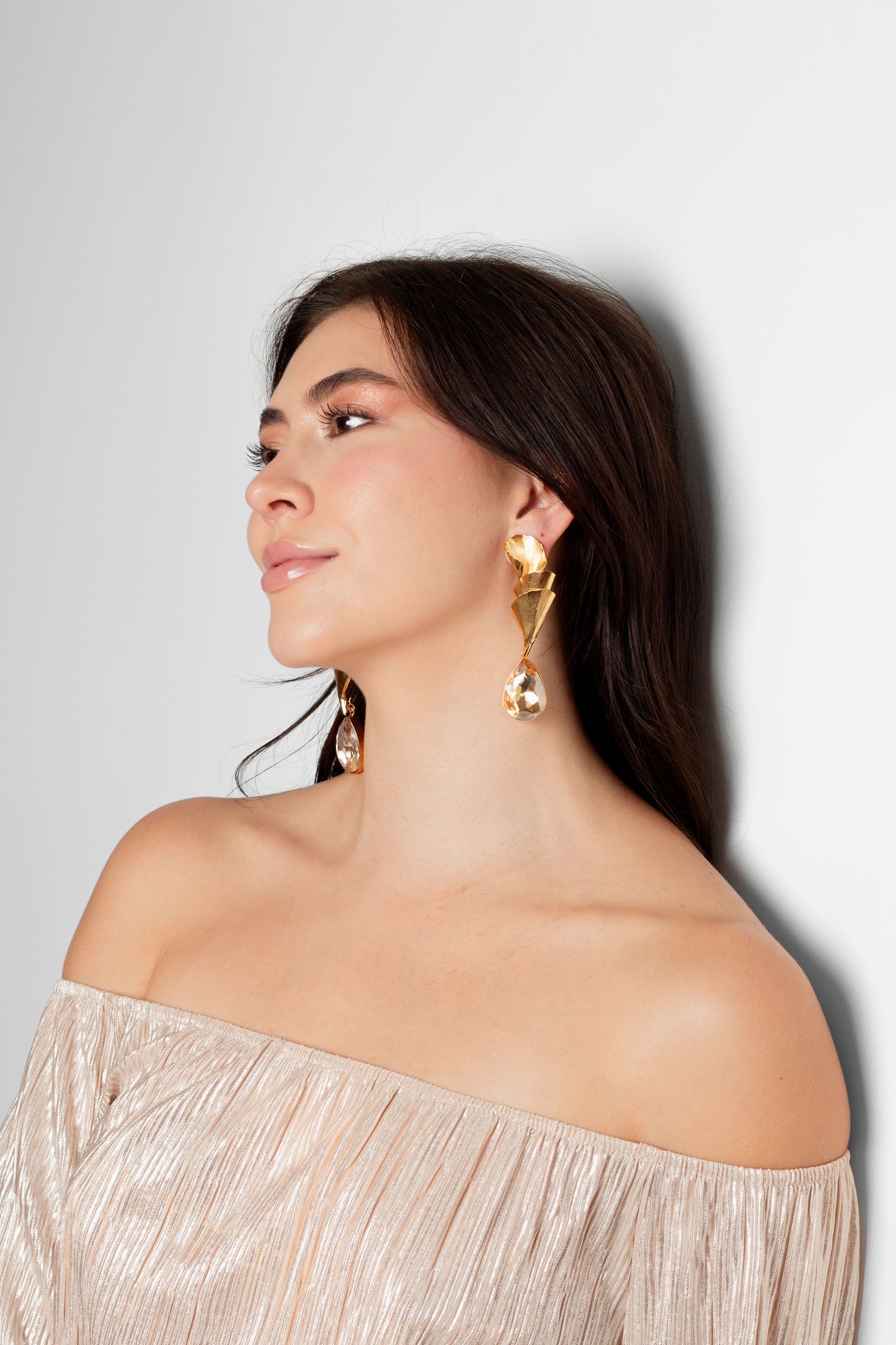 ARETES CORAL DE PERLA