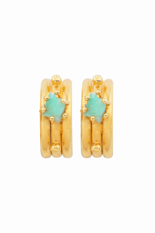 ARETES HOOPS MORRALLA