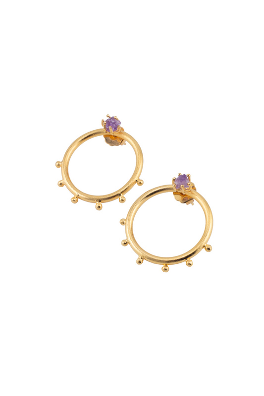ARETES ARTESANO MAXI AMATISTA