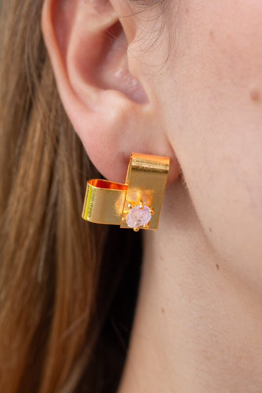 ARETES AMOR DE ROSAS