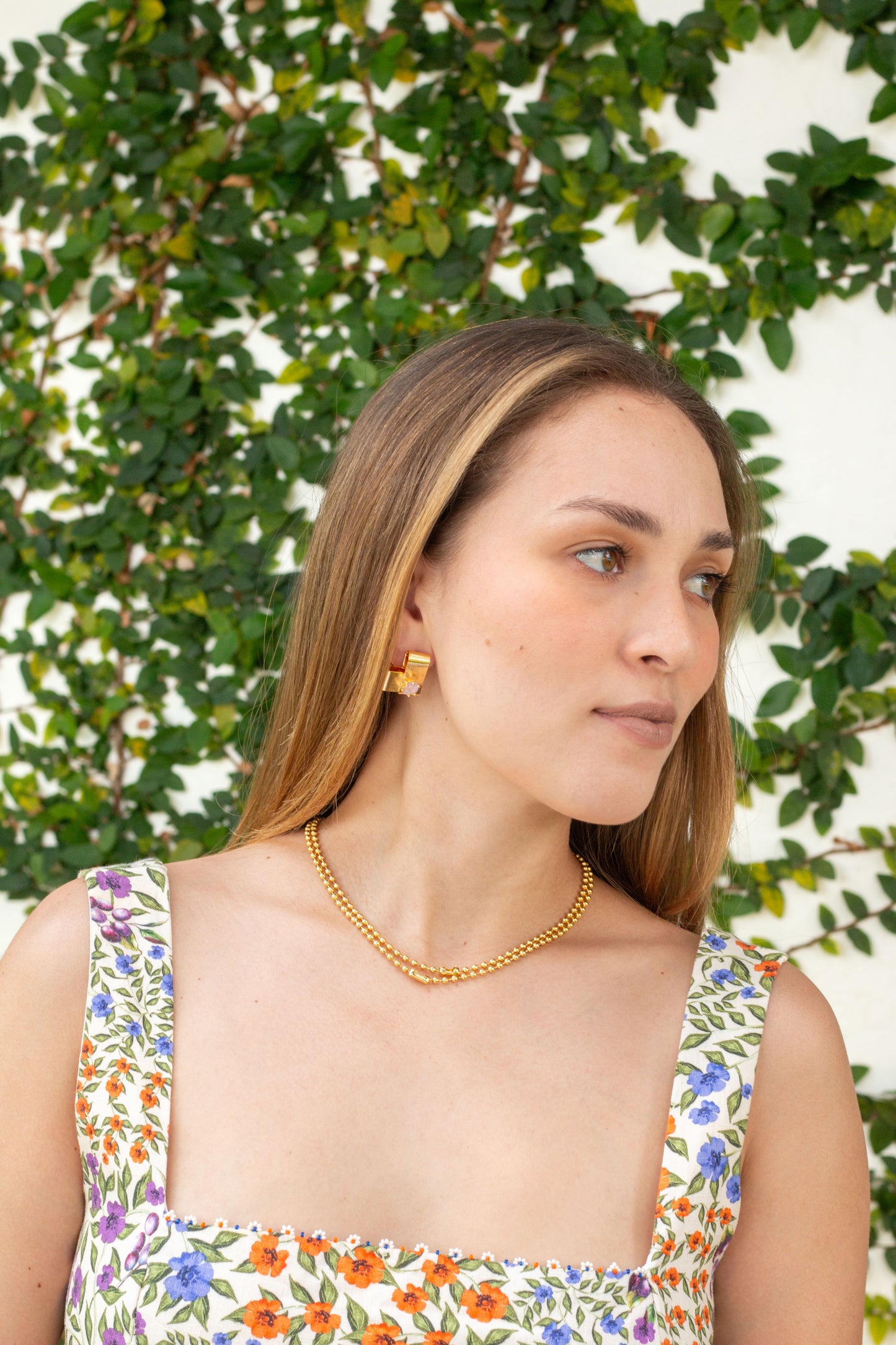 ARETES AMOR DE ROSAS